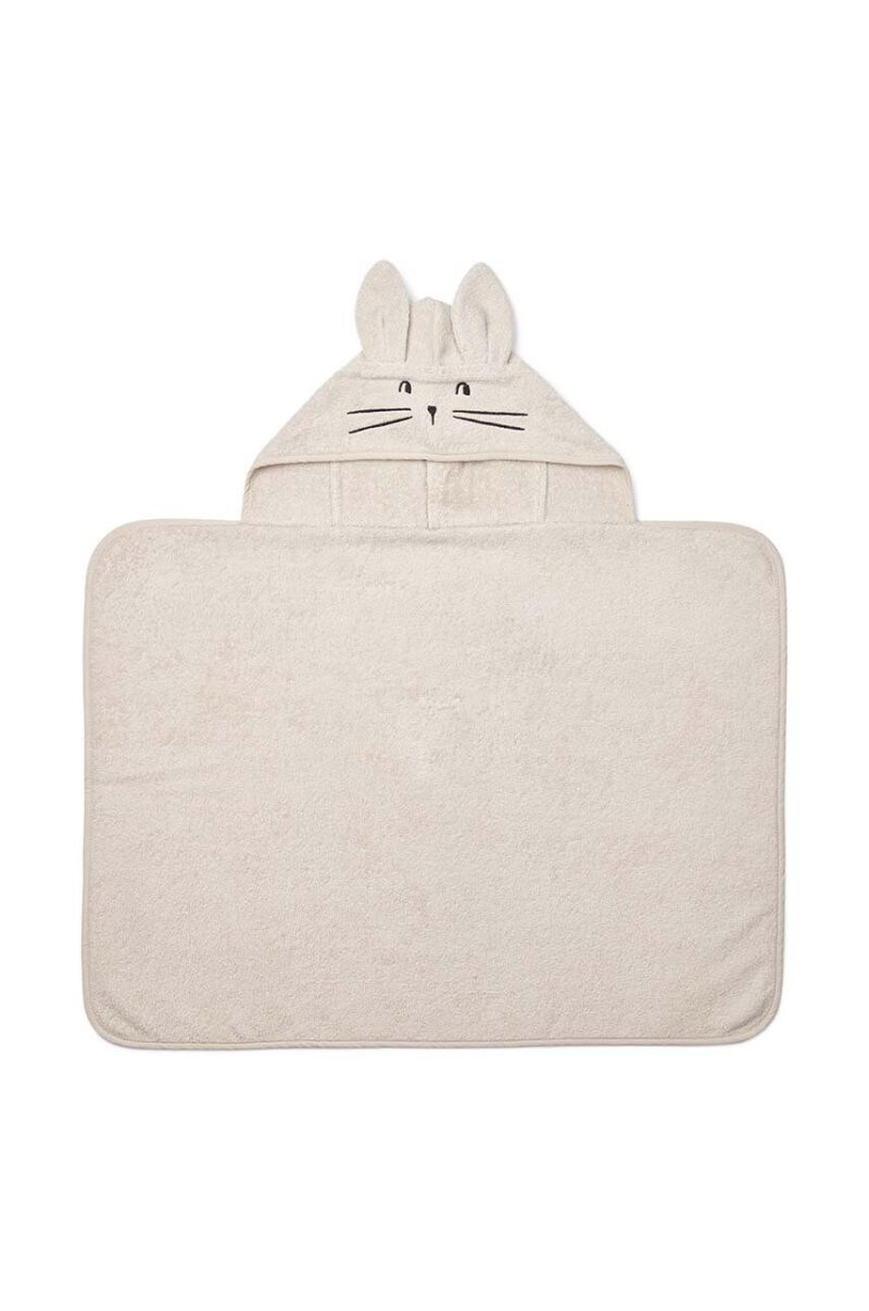 Liewood prosop din bumbac pentru bebeluși Vilas Rabbit Baby Hooded Towel LW19631