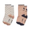 Liewood sosete copii Azenore Socks 2-pack 2-pack culoarea bej