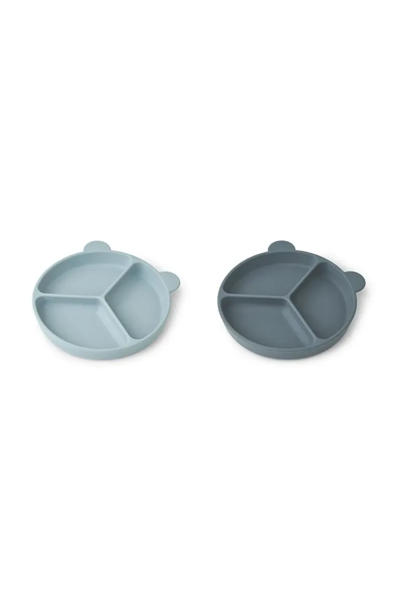 Liewood un set de farfurii Stacy Divider Suction Plate 2-Pack 2-pack LW15122