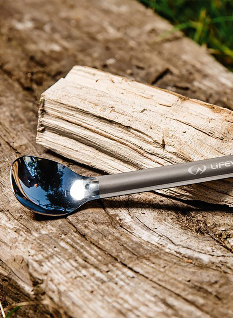 Lingură de drumeție Lifeventure Titanium Long-Handled Spoon preţ