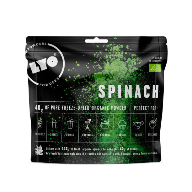 Liofilizat LyoFood Pulbere de spanac organic 40 g