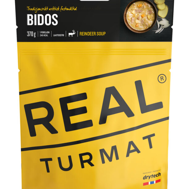 Liofilizata Real Turmat Bidos - Supa de carne de ren 370 g