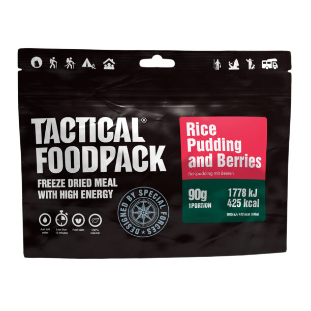 Liofilizata Tactical Foodpack Budinca de orez cu zmeura 290 g preţ