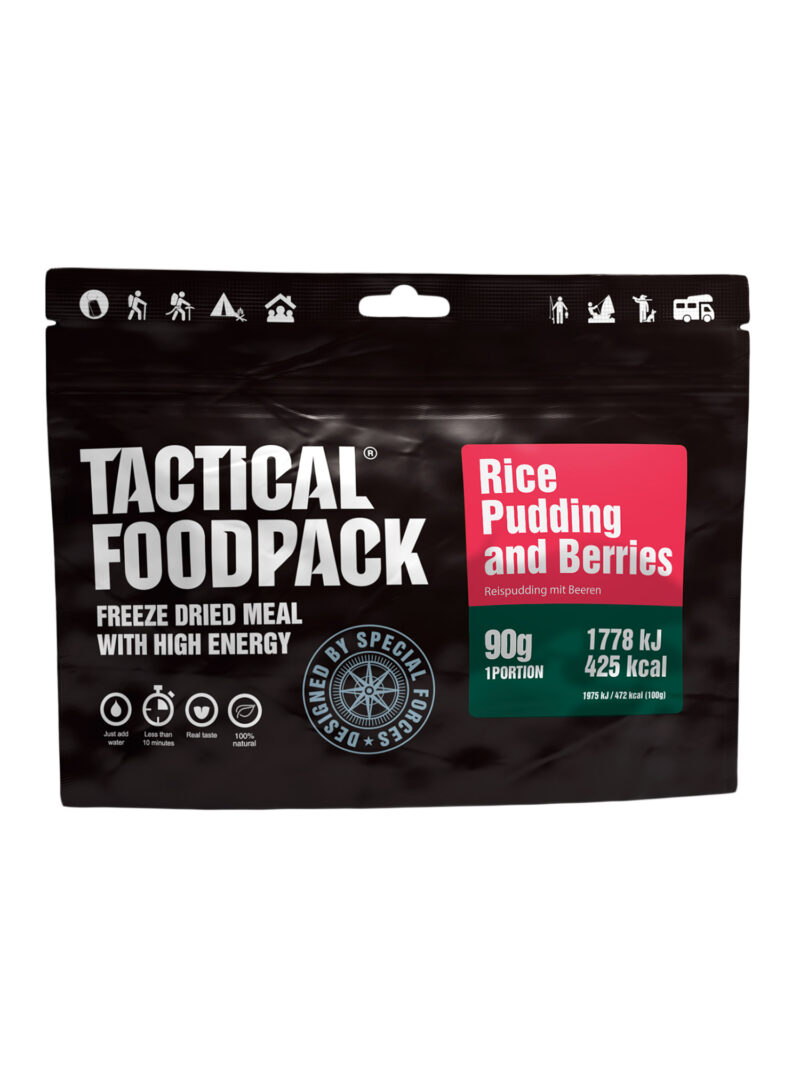 Liofilizata Tactical Foodpack Budinca de orez cu zmeura 290 g preţ