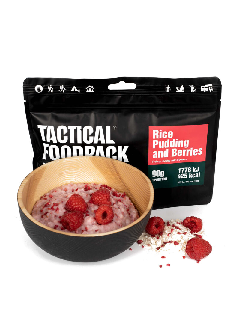 Liofilizata Tactical Foodpack Budinca de orez cu zmeura 290 g