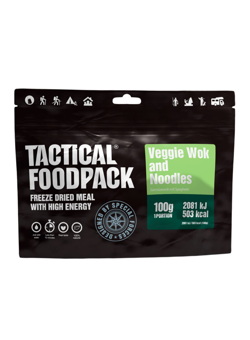 Liofilizata Tactical Foodpack Macaroane cu legume wok 400 g preţ