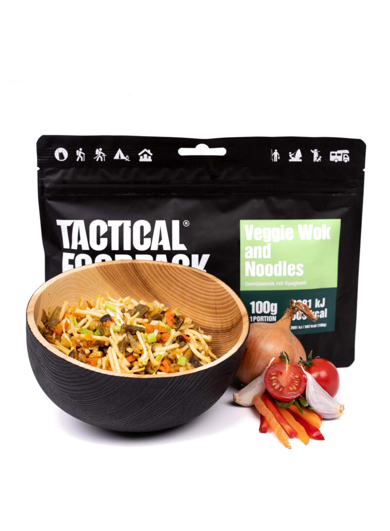 Liofilizata Tactical Foodpack Macaroane cu legume wok 400 g