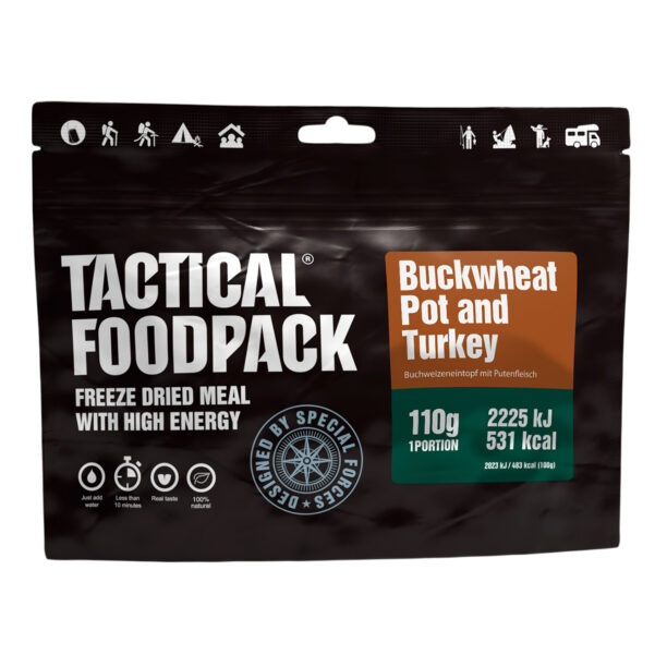 Liofilizata Tactical Foodpack Mancarica cu hrișcă și curcan 410 g preţ