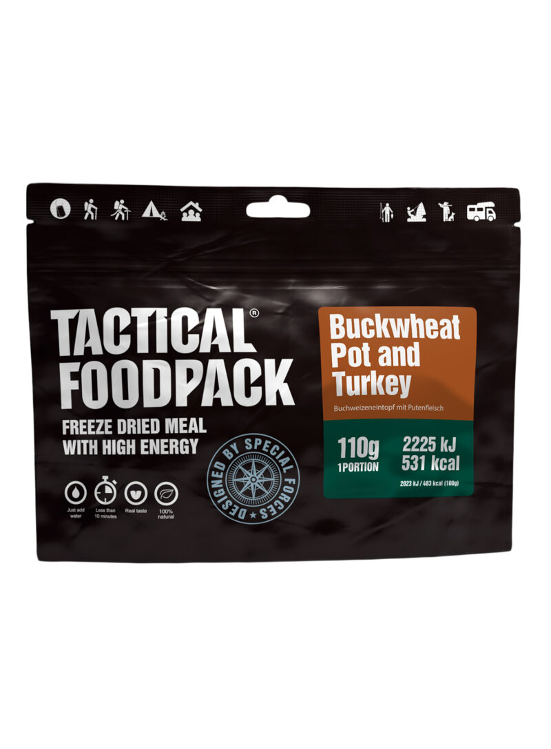 Liofilizata Tactical Foodpack Mancarica cu hrișcă și curcan 410 g preţ