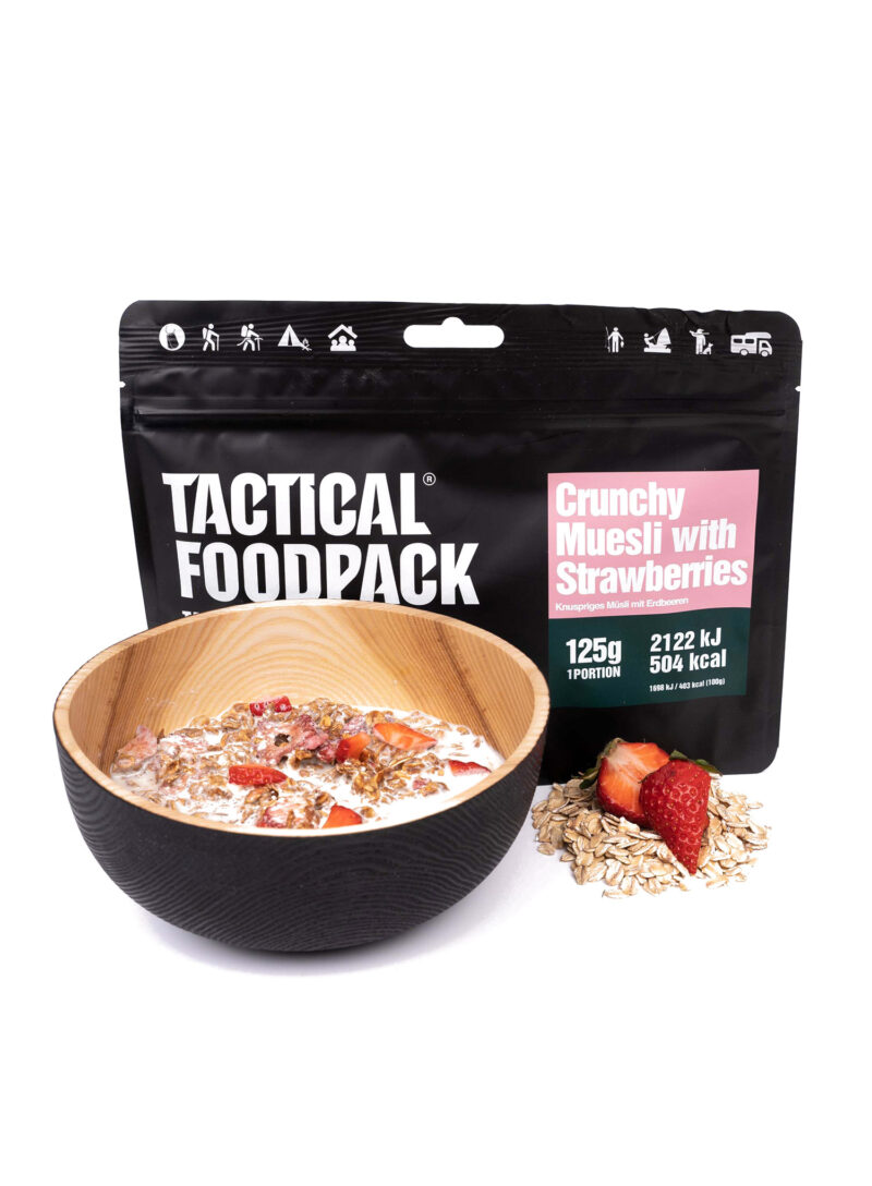 Liofilizata Tactical Foodpack Muesli crocant cu căpșuni 275 g