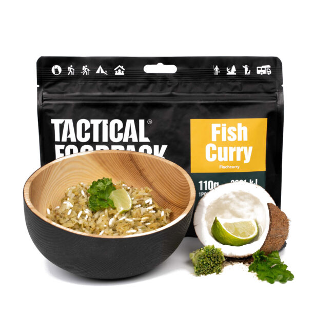 Liofilizata Tactical Foodpack Pește curry 410 g