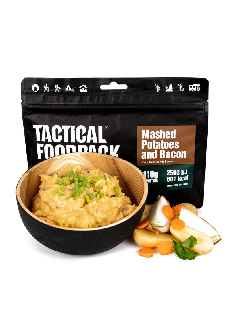 Liofilizata Tactical Foodpack Piure de cartofi cu bacon 510 g