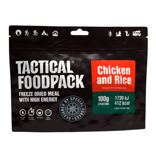 Liofilizata Tactical Foodpack Pui cu orez 400 g preţ