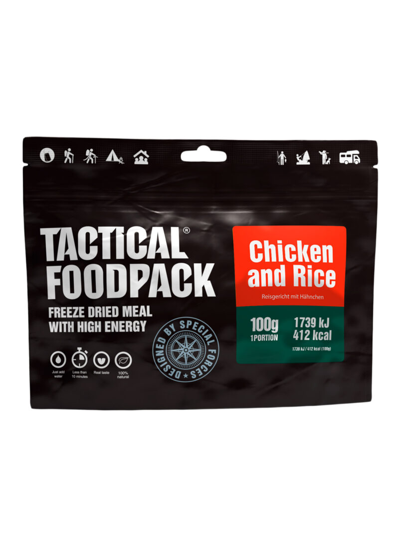 Liofilizata Tactical Foodpack Pui cu orez 400 g preţ