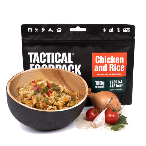 Liofilizata Tactical Foodpack Pui cu orez 400 g