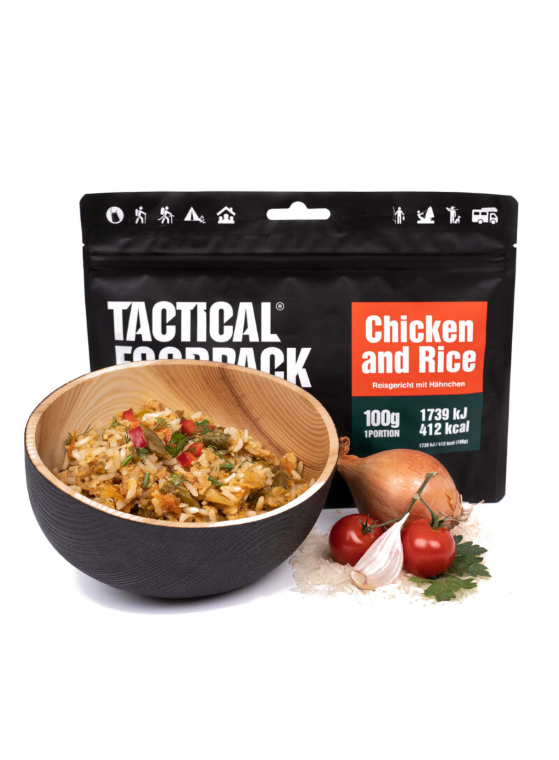 Liofilizata Tactical Foodpack Pui cu orez 400 g