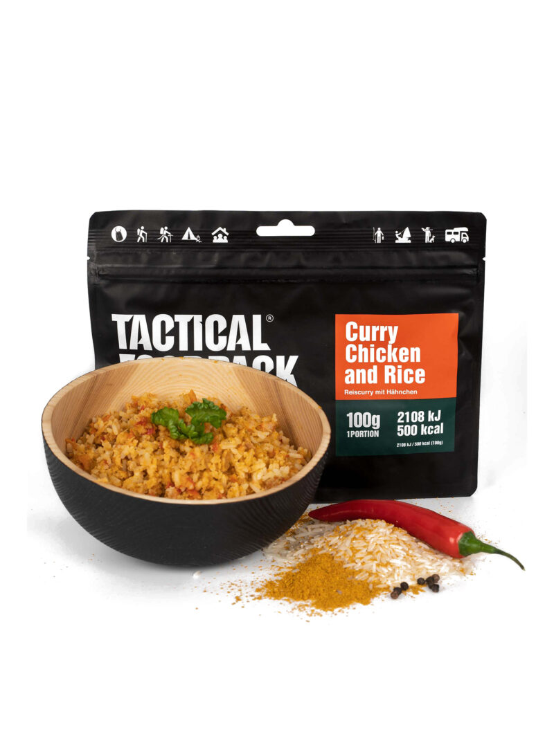 Liofilizata Tactical Foodpack Pui curry cu orez 400 g