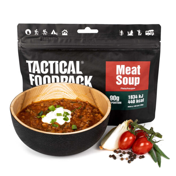 Liofilizata Tactical Foodpack Supă de carne 490 g