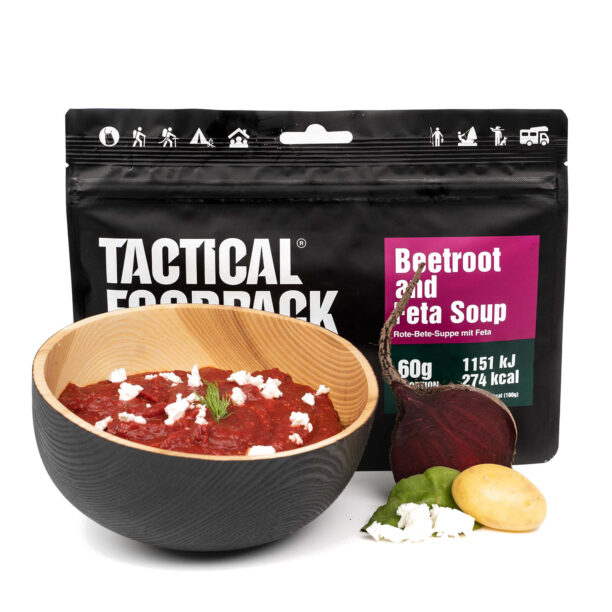 Liofilizata Tactical Foodpack Supă de sfeclă roșie cu brânză feta 410 g