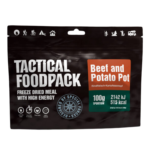 Liofilizata Tactical Foodpack Tocană cu carne de vită și cartofi 400 g preţ