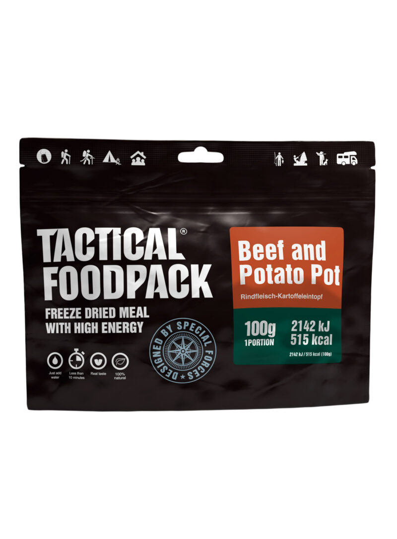 Liofilizata Tactical Foodpack Tocană cu carne de vită și cartofi 400 g preţ