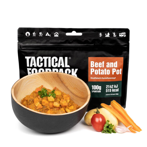 Liofilizata Tactical Foodpack Tocană cu carne de vită și cartofi 400 g