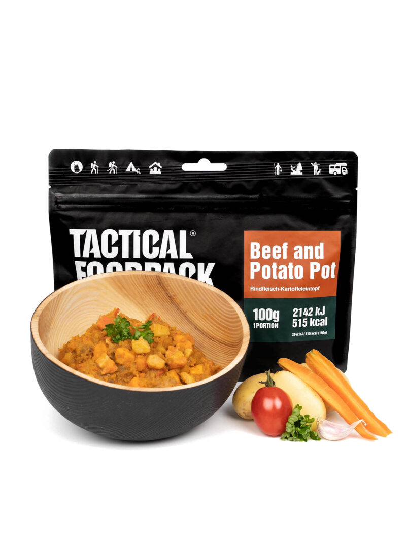 Liofilizata Tactical Foodpack Tocană cu carne de vită și cartofi 400 g