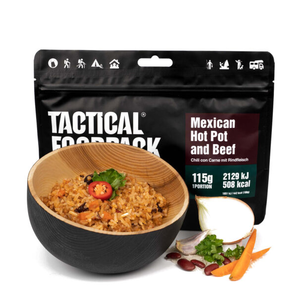 Liofilizata Tactical Foodpack Tocană  mexicană de vită 415 g