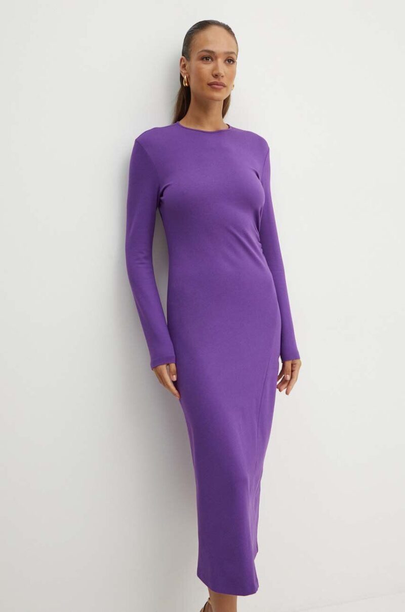 Liviana Conti rochie culoarea violet