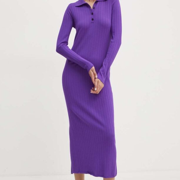 Liviana Conti rochie culoarea violet