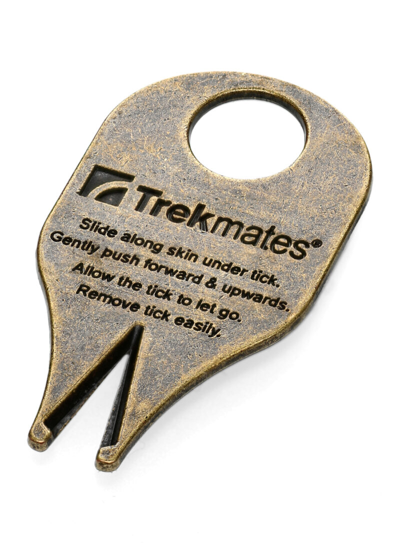 Lopată pentru căpușe Trekmates Tick Remover - brass preţ