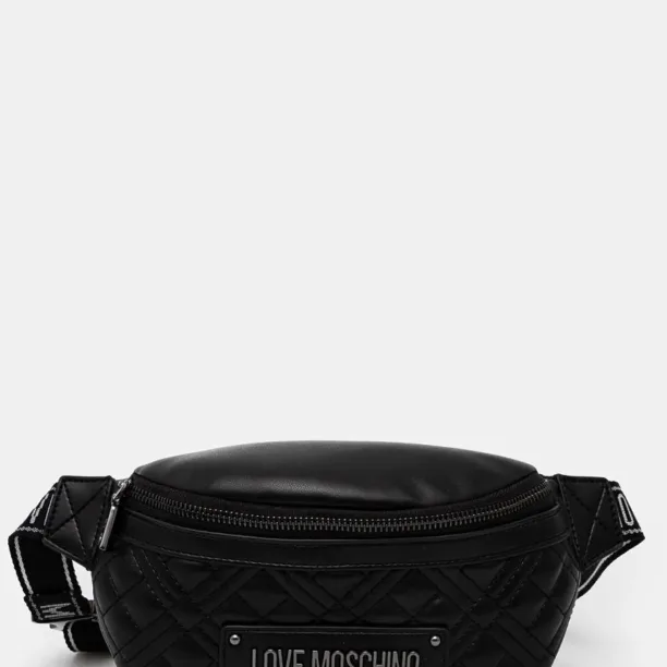 Love Moschino borseta culoarea negru