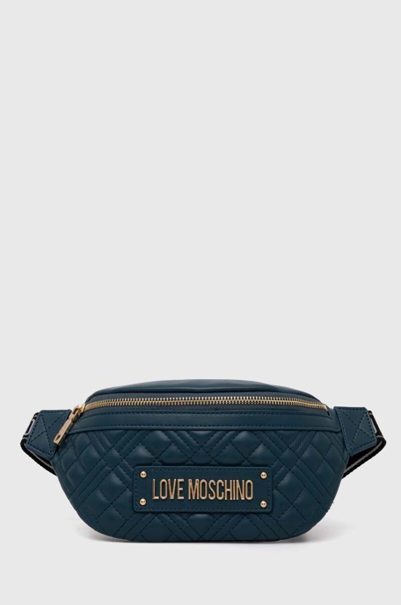 Love Moschino borseta culoarea verde