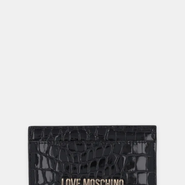 Love Moschino carcasa cardului culoarea negru