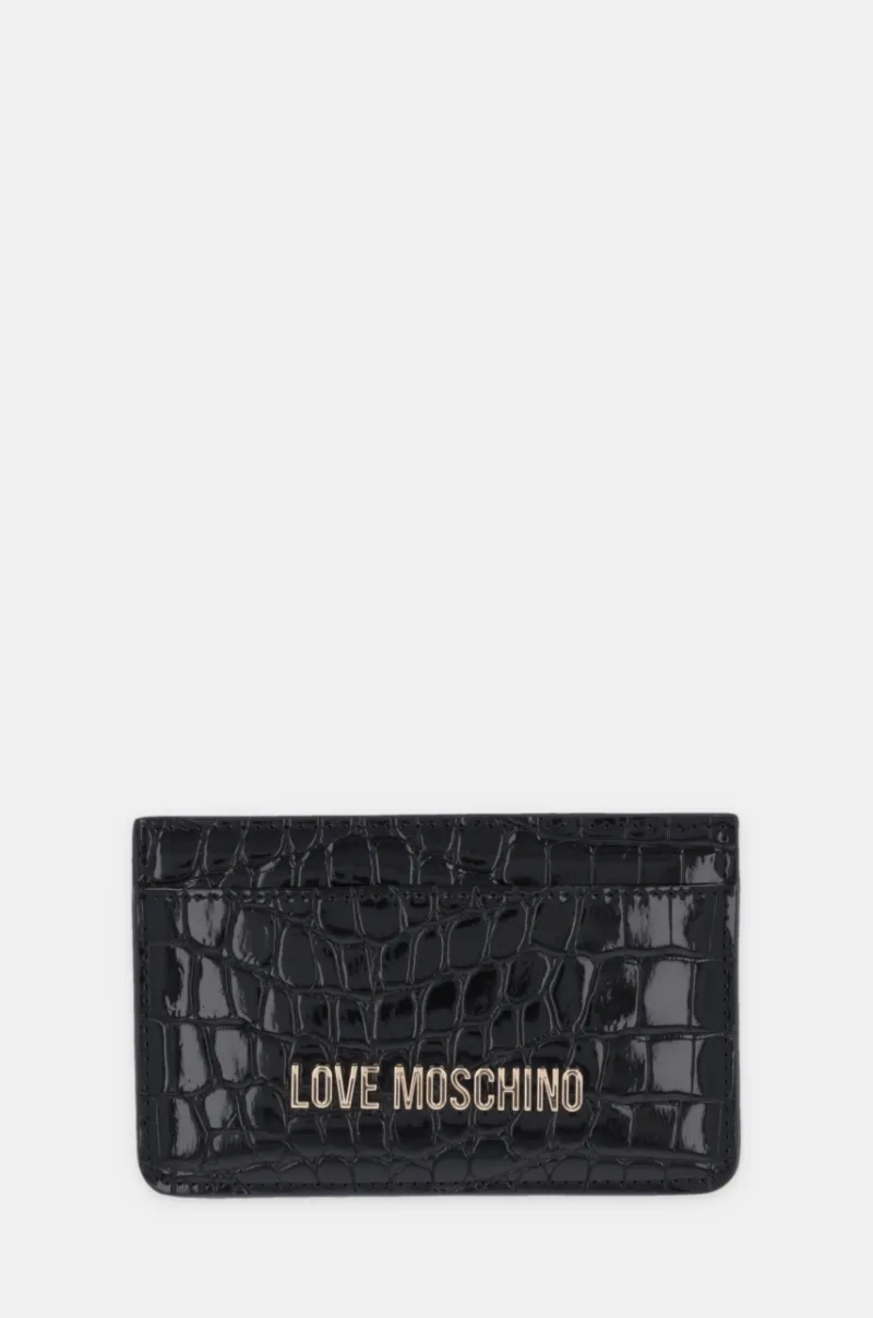 Love Moschino carcasa cardului culoarea negru