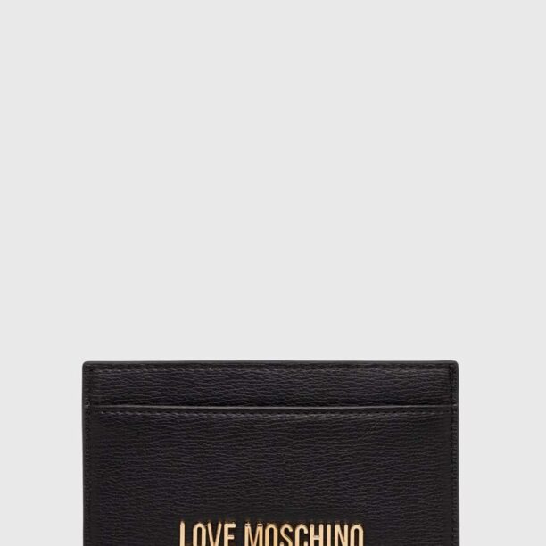 Love Moschino carcasa cardului culoarea negru