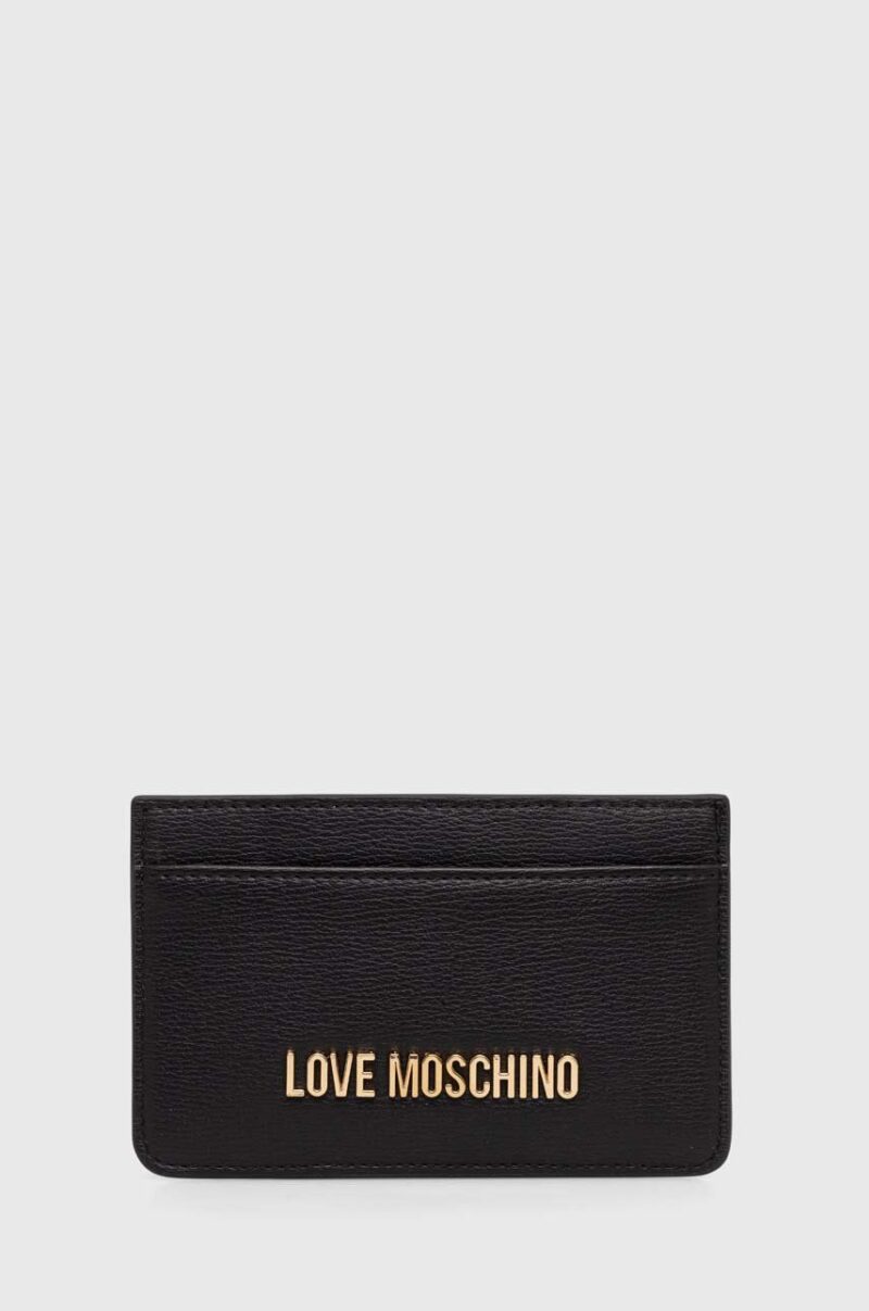 Love Moschino carcasa cardului culoarea negru