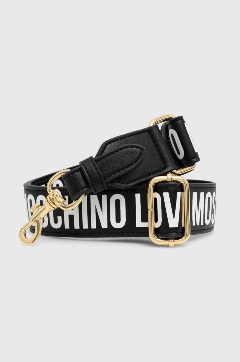 Love Moschino curea poseta culoarea negru