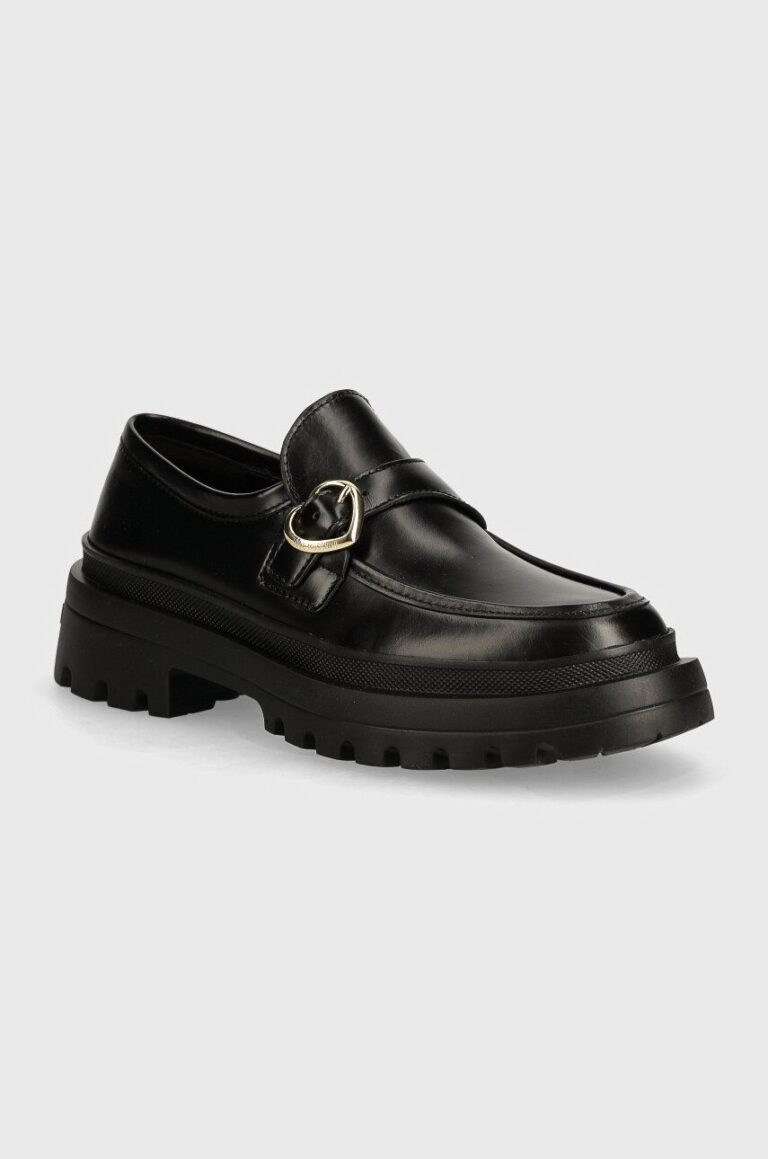 Love Moschino mocasini de piele femei