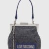 Love Moschino poseta culoarea albastru marin