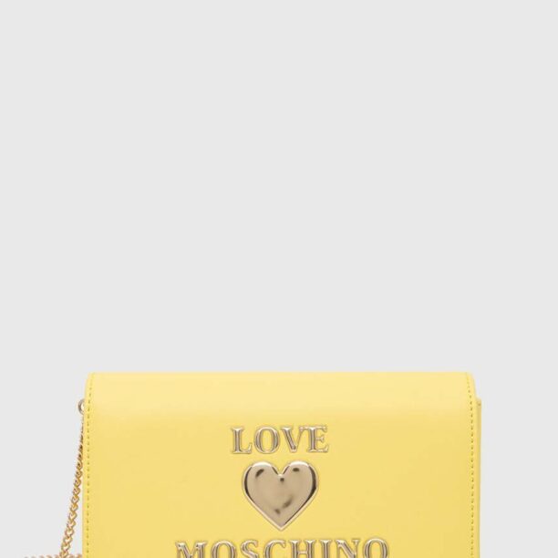 Love Moschino poseta culoarea galben