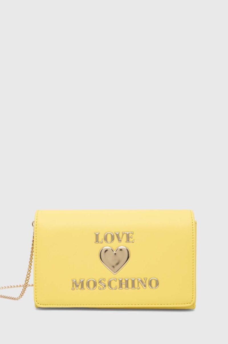 Love Moschino poseta culoarea galben