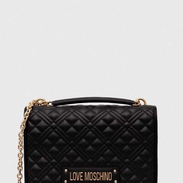 Love Moschino poseta culoarea negru