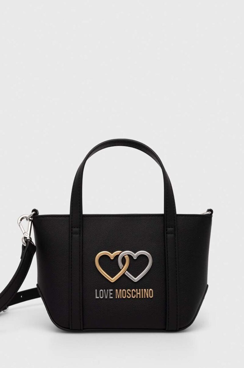 Love Moschino poseta culoarea negru