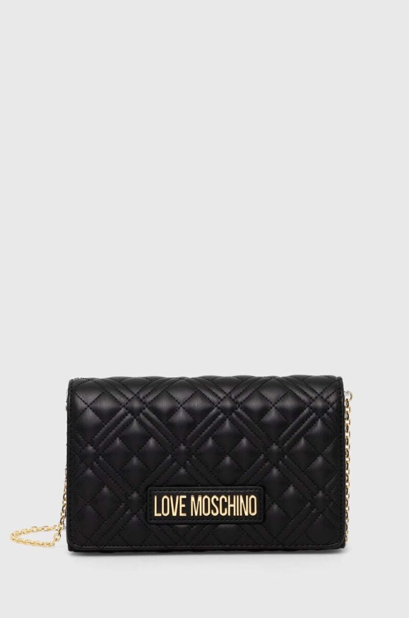 Love Moschino poseta culoarea negru