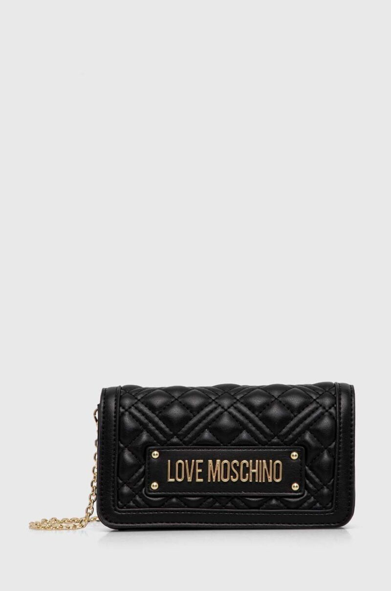 Love Moschino poseta culoarea negru