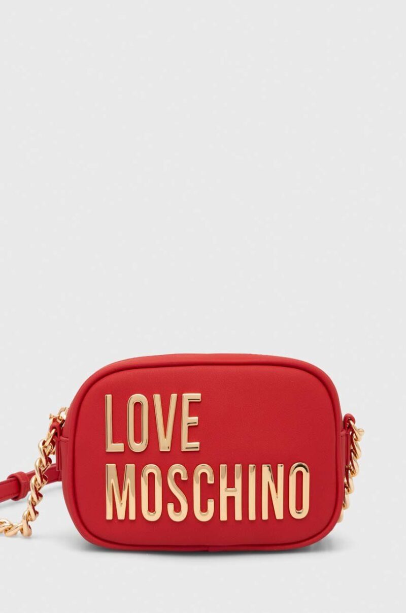 Love Moschino poseta culoarea rosu