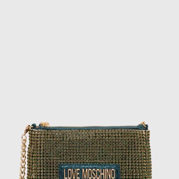 Love Moschino poseta culoarea verde