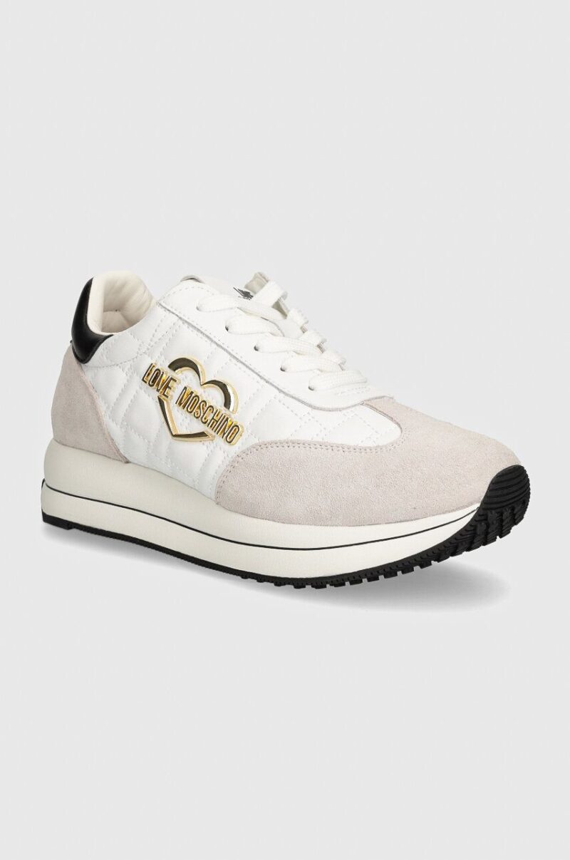 Love Moschino sneakers culoarea bej