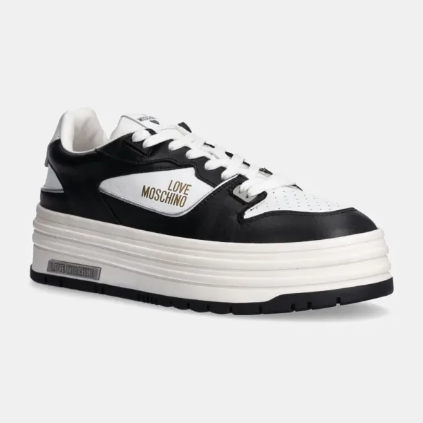 Love Moschino sneakers culoarea negru